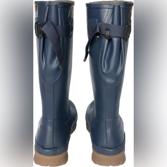 NEW Bogs Navy Tall Amelia Rain Boot - Women’s Size 7 - Picture 4 of 8